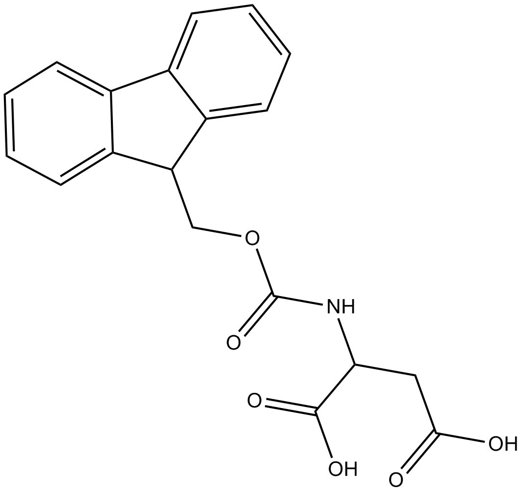 Fmoc-Asp-OH 化学構造
