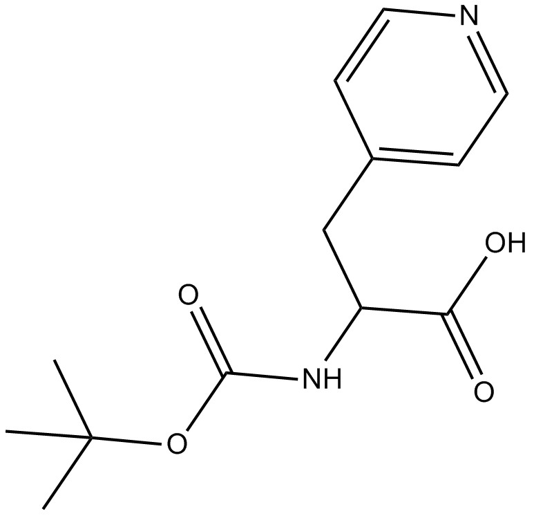 Boc-Ala(4-pyridyl)-OH  Chemical Structure
