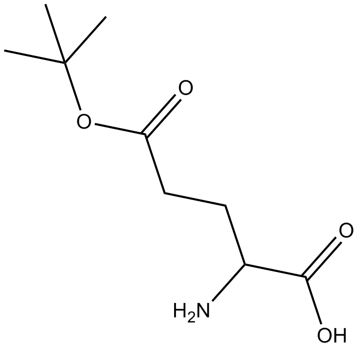 H-Glu(OtBu)-OH 化学構造