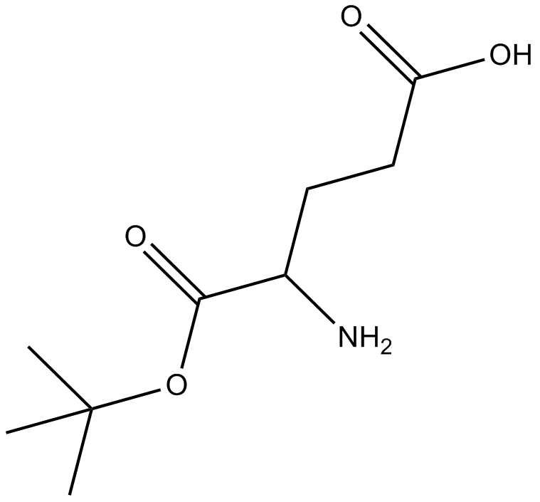 H-D-Glu-OtBu التركيب الكيميائي