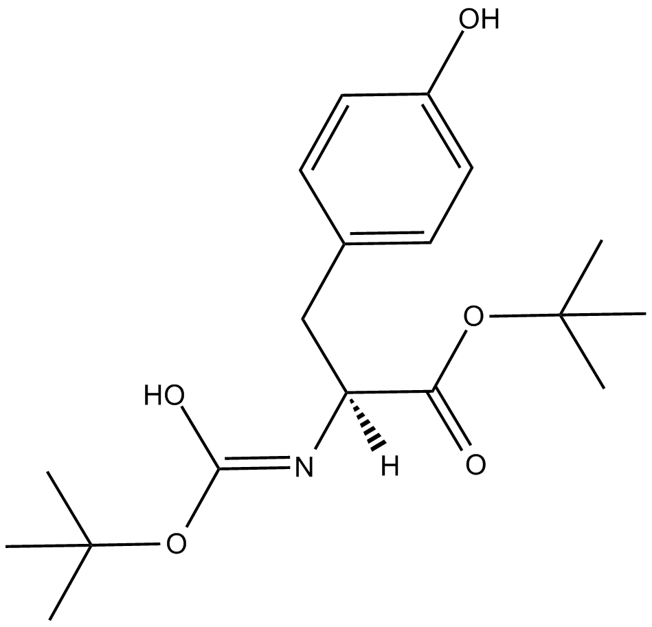 Boc-Tyr-OtBu Chemische Struktur