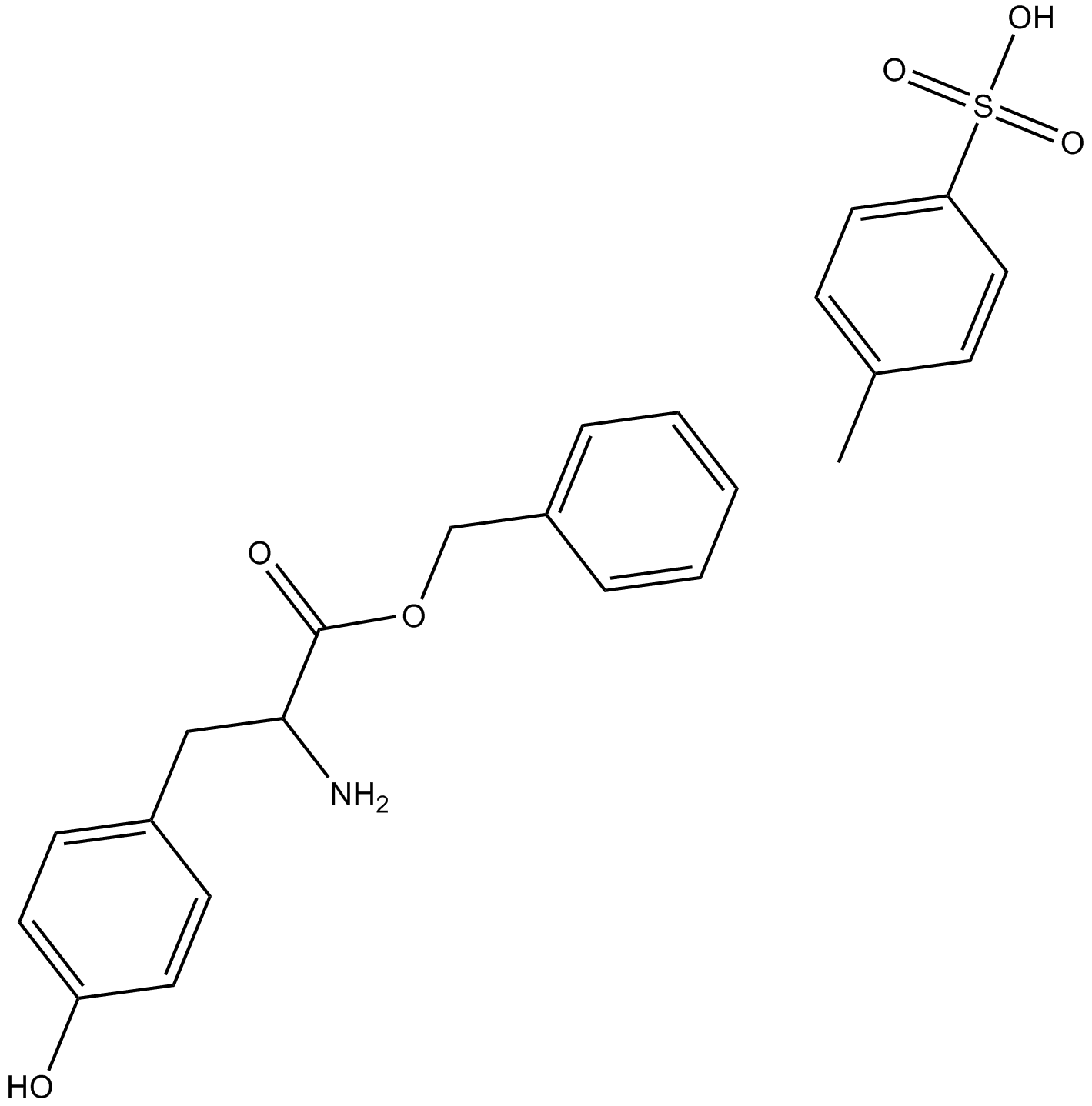H-Tyr-OBzl?TosOH  Chemical Structure
