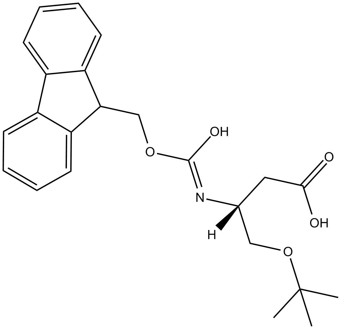 Fmoc-β-HoSer(tBu)-OH  Chemical Structure