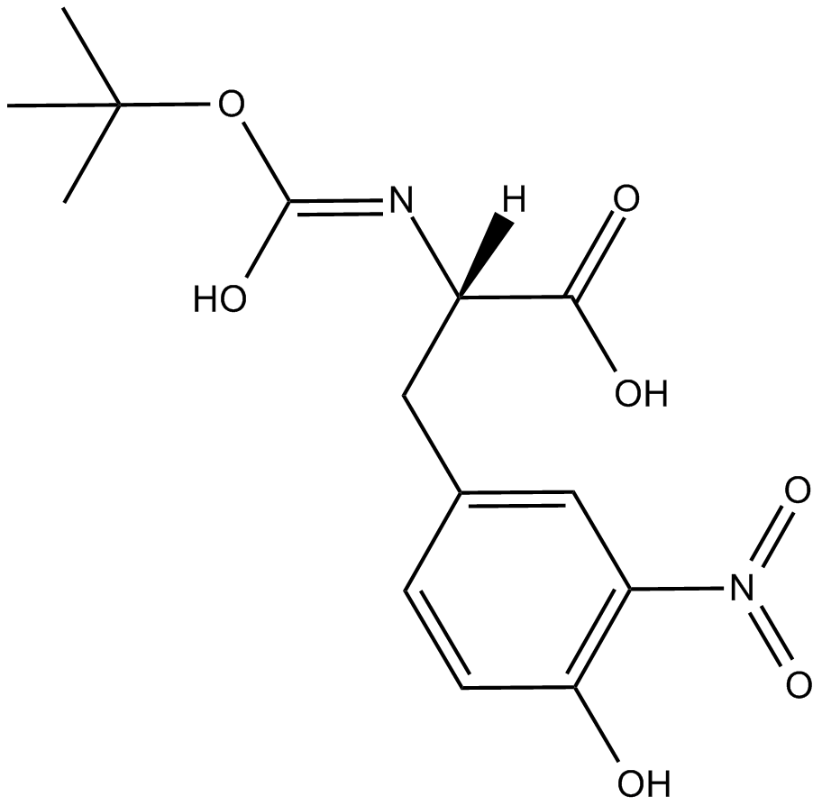 Boc-3-Nitro-Tyrosine Chemical Structure