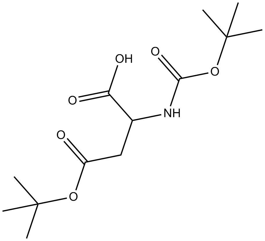 Boc-Asp(OtBu)-OH  Chemical Structure