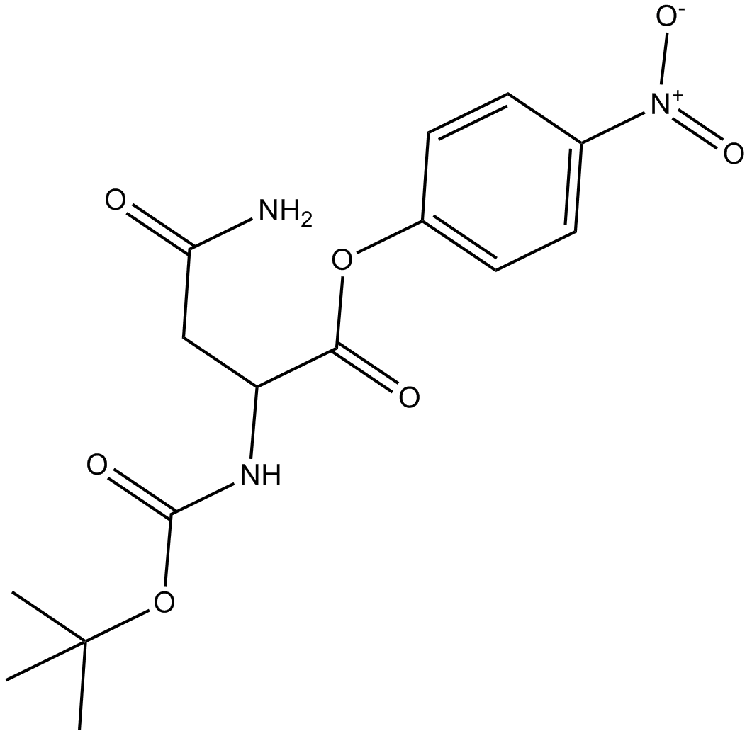 Boc-Asn-ONp  Chemical Structure