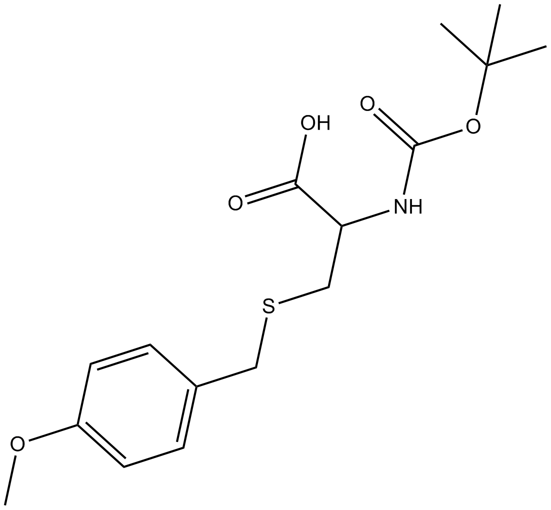 Boc-Cys(pMeOBzl)-OH  Chemical Structure