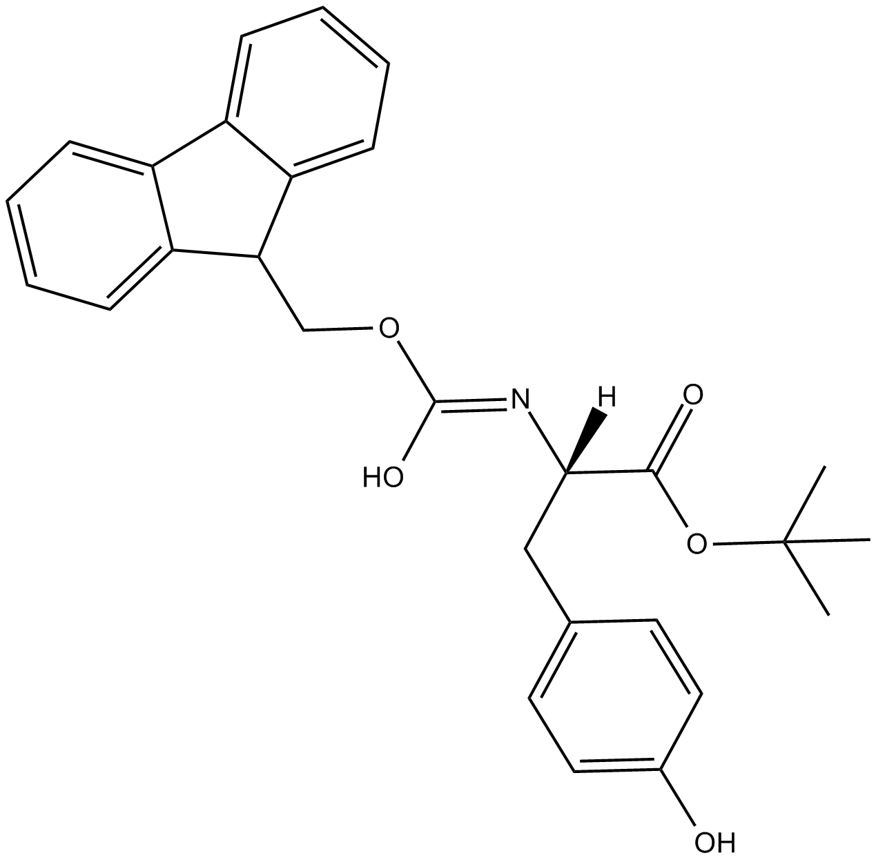 Fmoc-Tyr-OtBu Chemical Structure