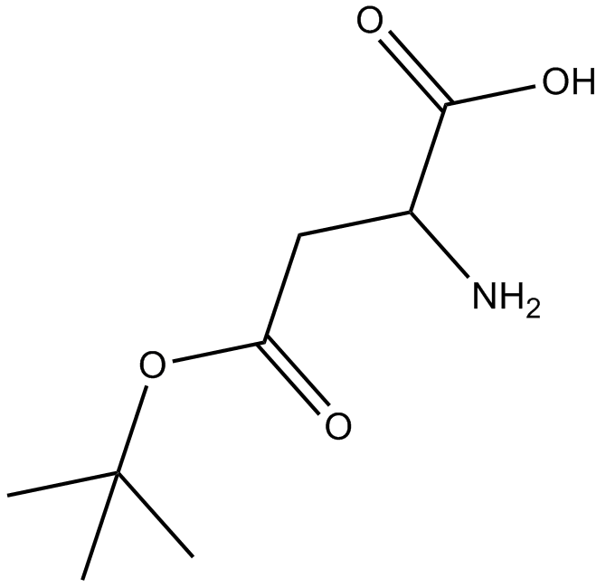 H-D-Asp(OtBu)-OH  Chemical Structure
