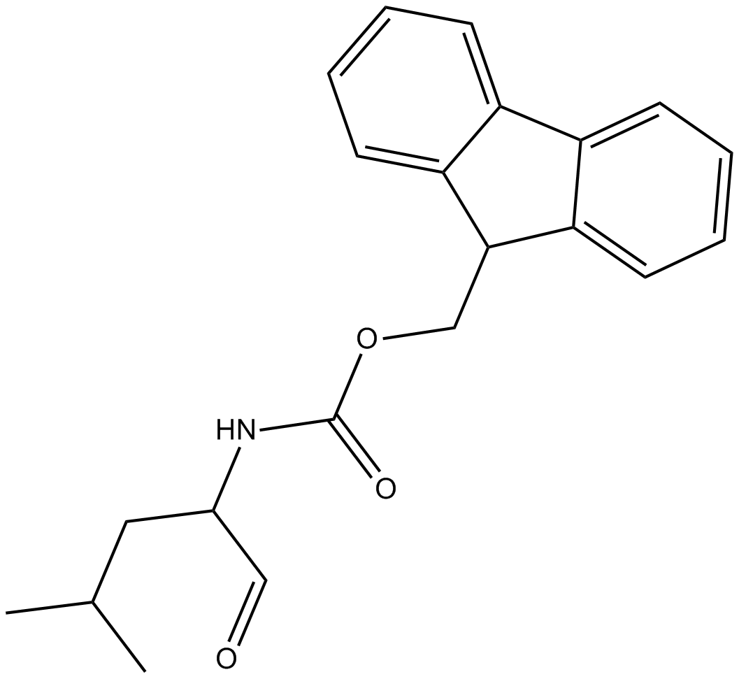 Fmoc-Leu-Wang resin  Chemical Structure