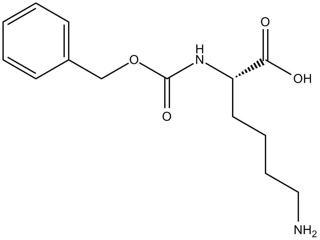 Z-Lys-OH التركيب الكيميائي