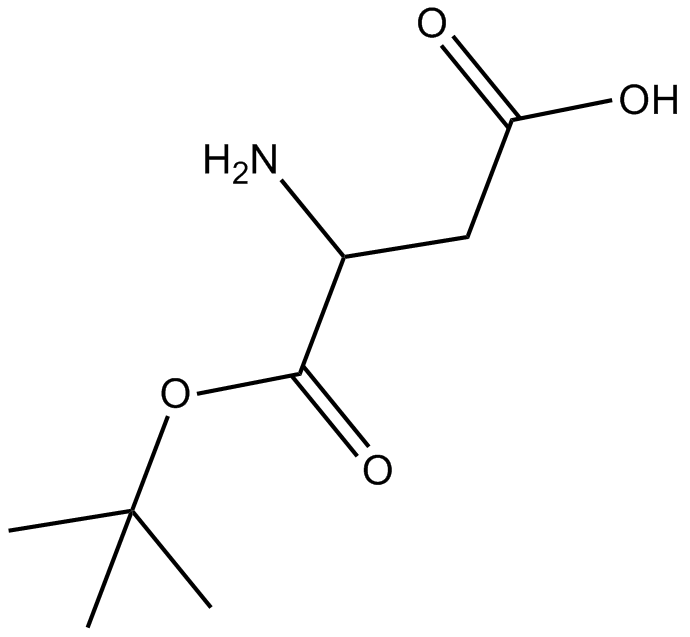 H-Asp-OtBu 化学構造