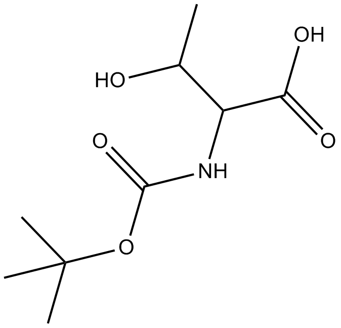 Boc-D-Thr-OH Chemische Struktur