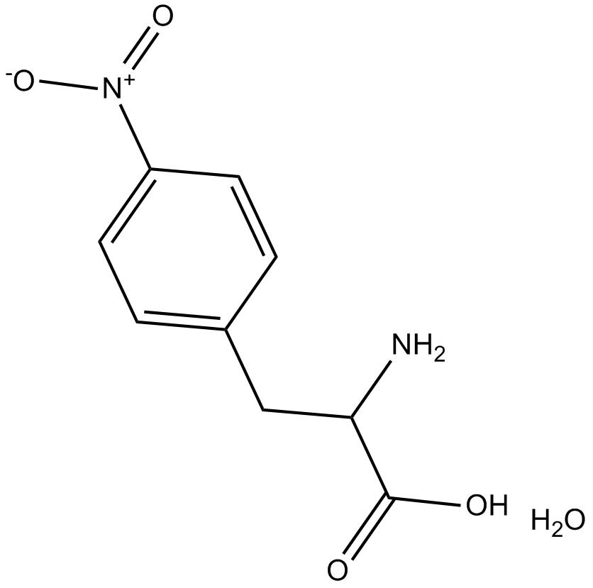 H-Phe(4-NO2)-OH?H2O  Chemical Structure