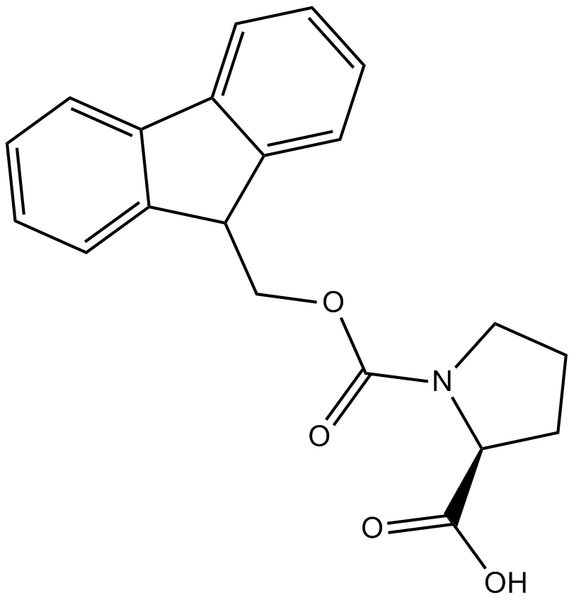 Fmoc-Pro-OH  Chemical Structure