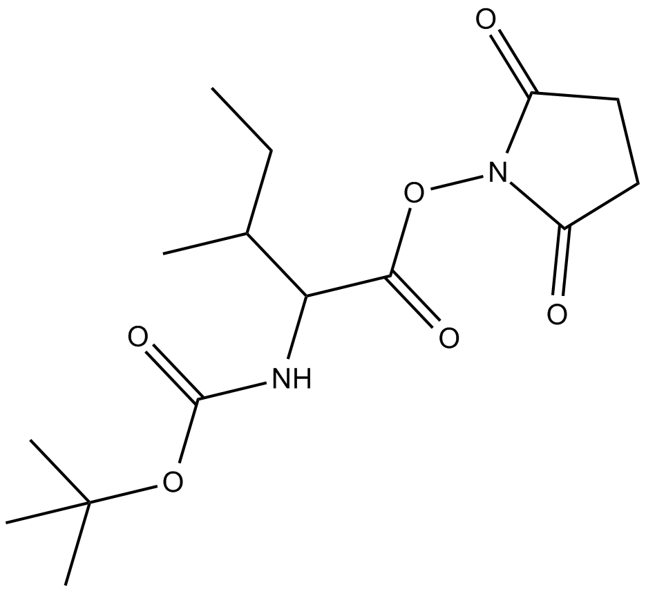 Boc-Ile-Osu Chemische Struktur