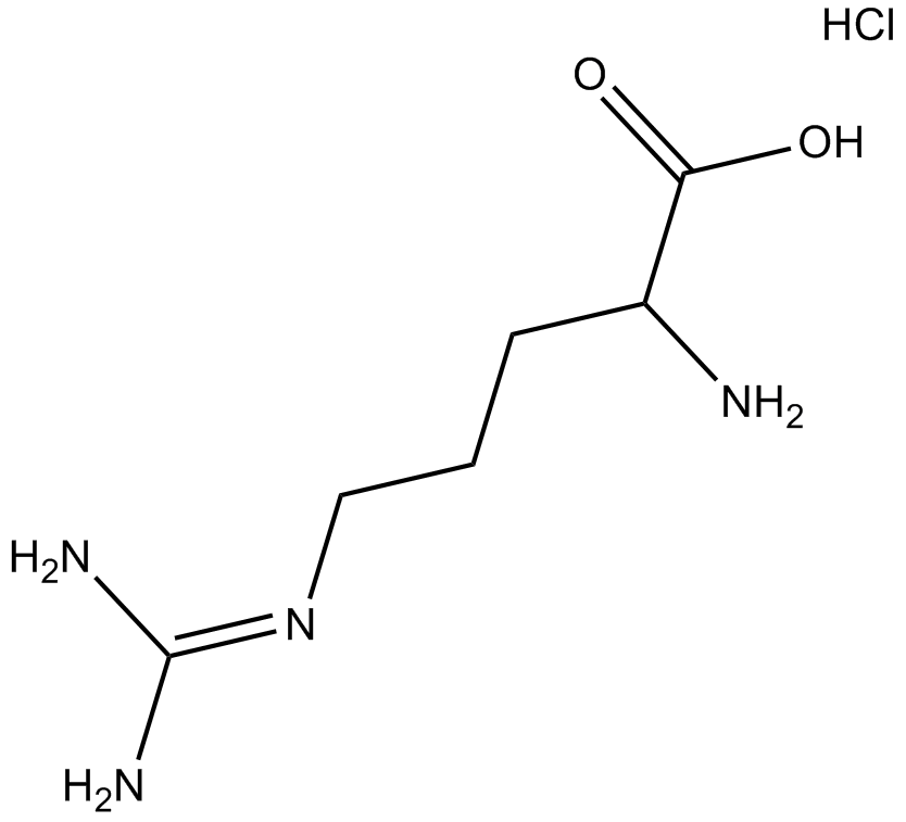 H-D-Arg-OH.HCl 化学構造