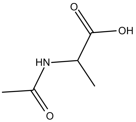 Ac-D-Ala-OH  Chemical Structure