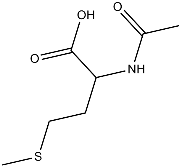 Ac-DL-Met-OH  Chemical Structure