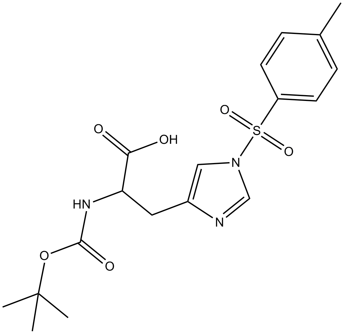Boc-D-His(Tos)-OH  Chemical Structure