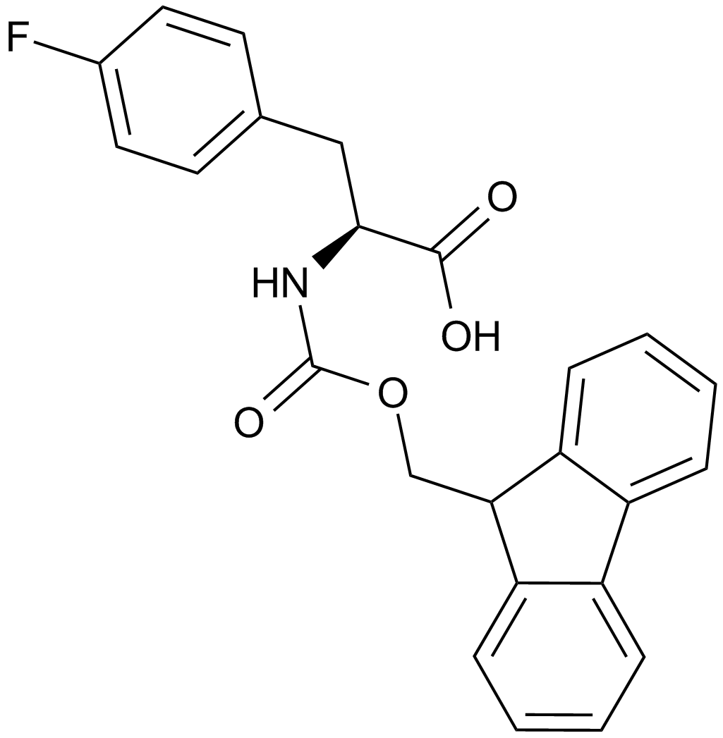 Fmoc-Phe(4-F)-OH  Chemical Structure