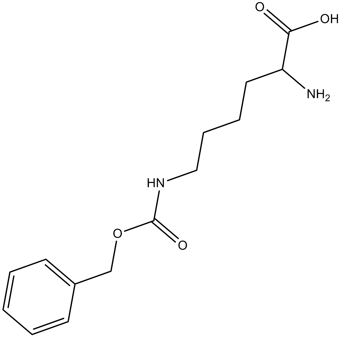 H-Lys(Z)-OH Chemische Struktur