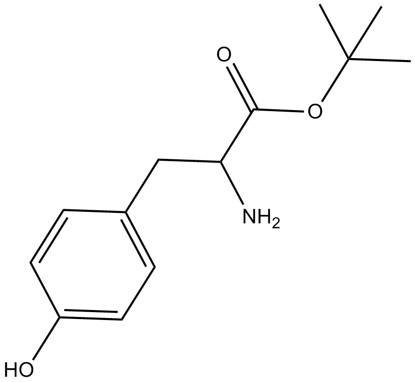 H-D-Tyr-OtBu التركيب الكيميائي