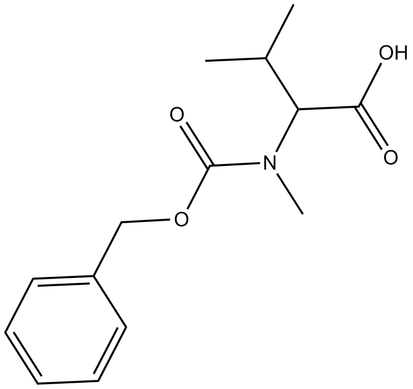 Z-D-N-Me-Val-OH Chemical Structure