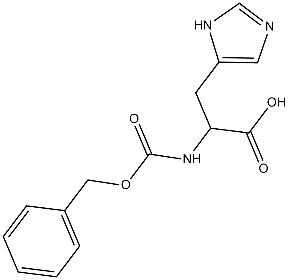 Z-D-His-OH Chemische Struktur
