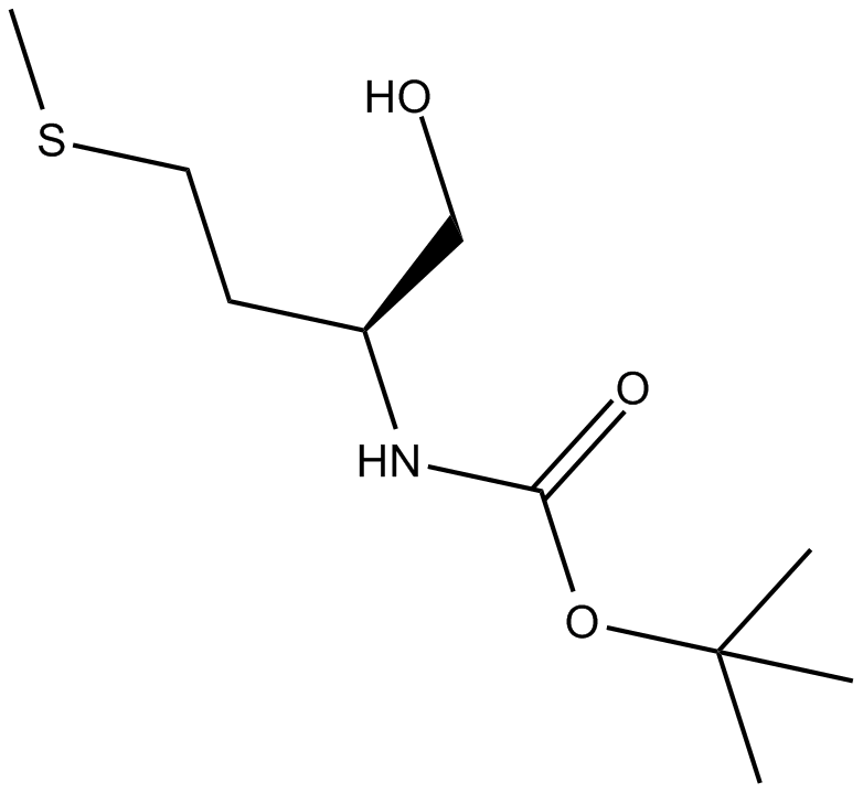 Boc-Methioninol  Chemical Structure