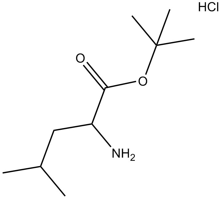H-Leu-OtBu·HCl 化学構造