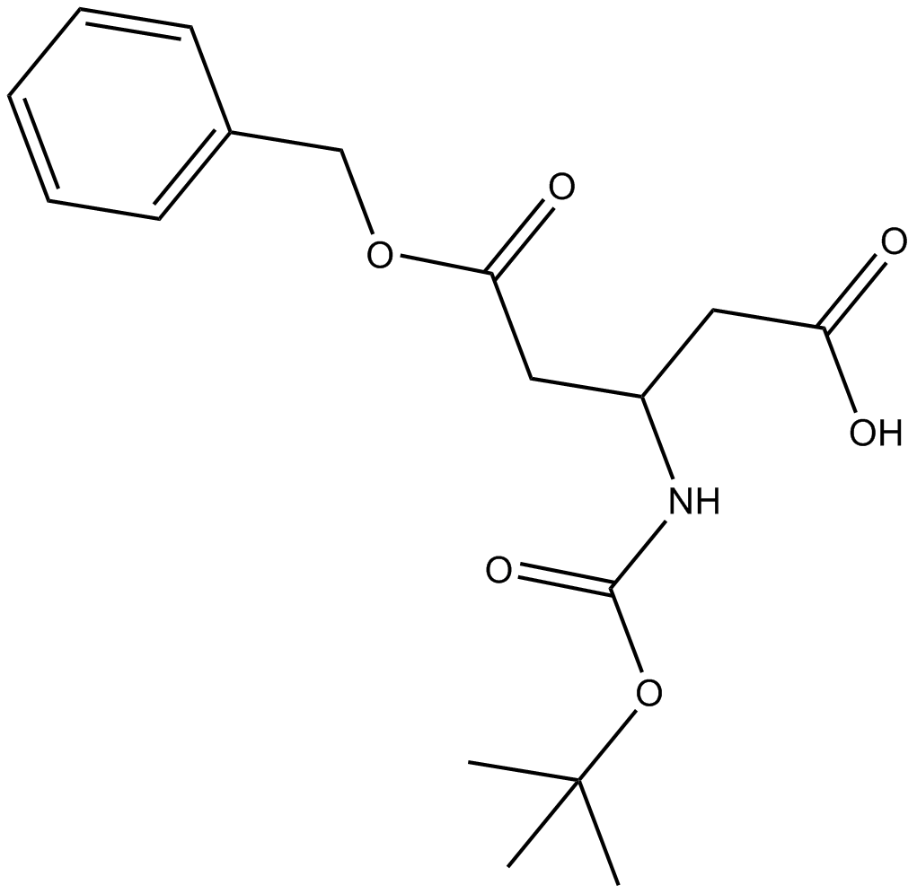 Boc-?-HoAsp(OBzl)-OH  Chemical Structure