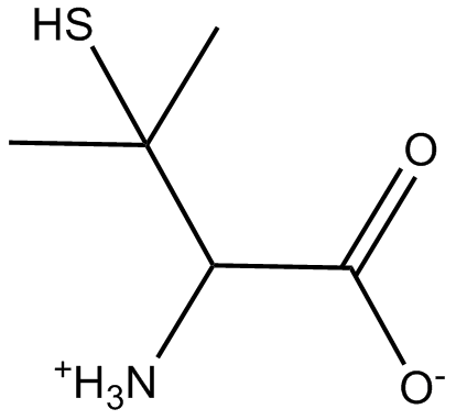 H-D-Pen-OH 化学構造