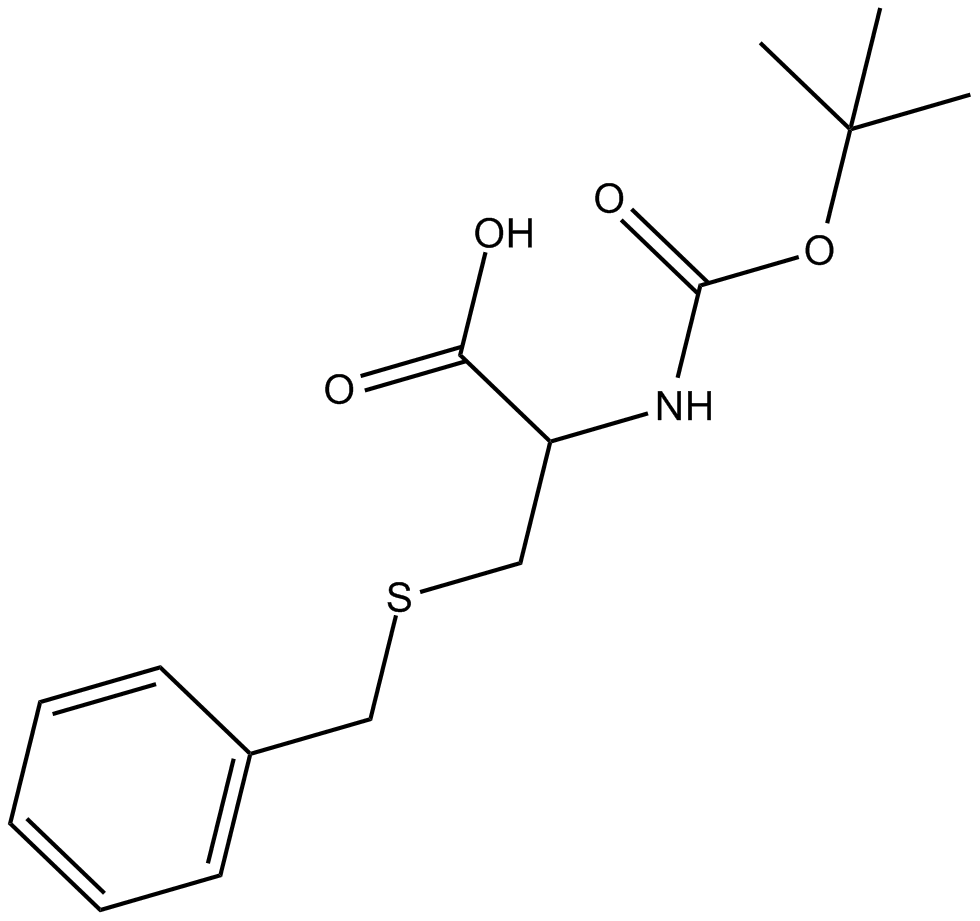 Boc-Cys(Bzl)-OH  Chemical Structure
