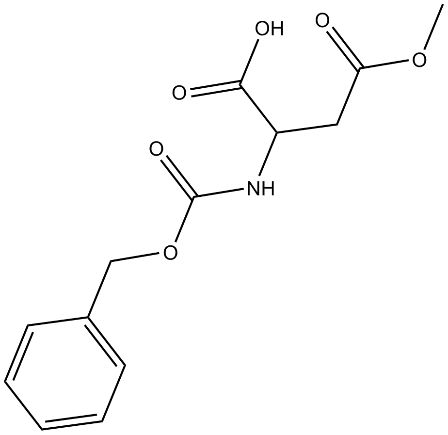Z-Asp(OMe)-OH التركيب الكيميائي