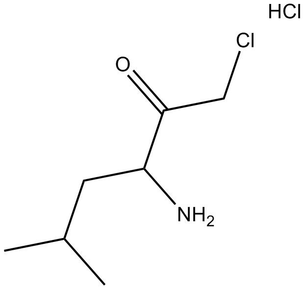 H-Leu-CMK.HCl 化学構造