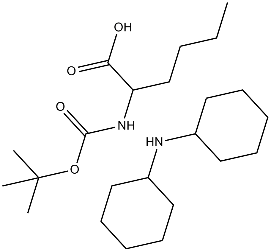 Boc-Nle-OH.DCHA  Chemical Structure