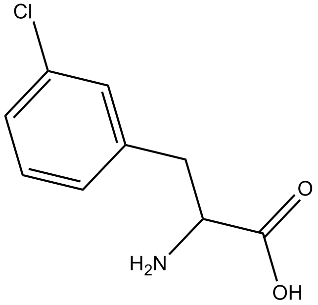 H-D-Phe(3-Cl)-OH 化学構造