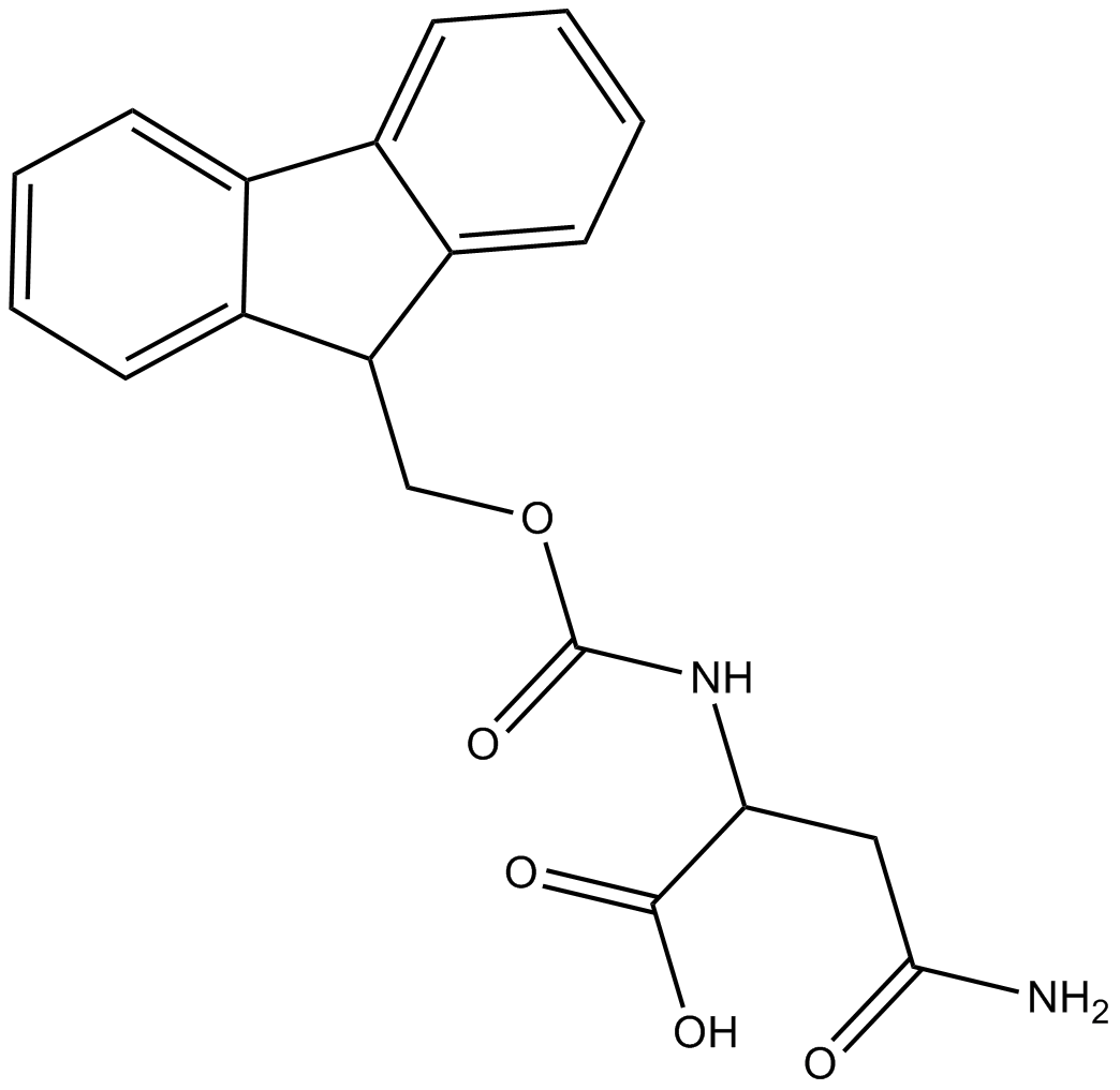 Fmoc-D-Asn-OH  Chemical Structure