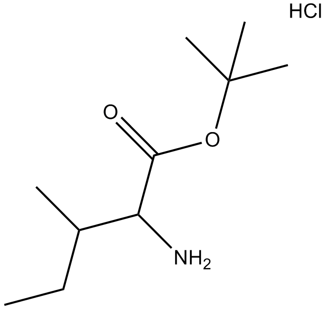 H-Ile-OtBu·HCl  Chemical Structure