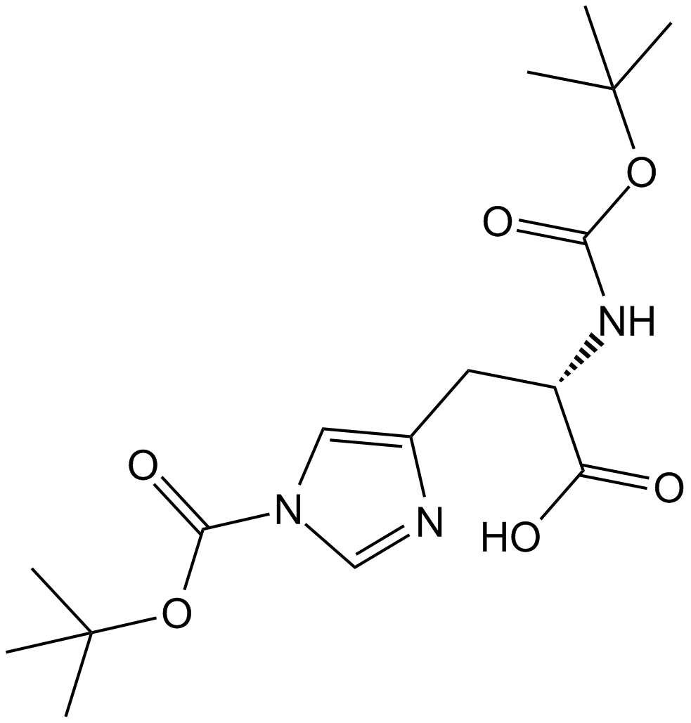 Boc-His(Boc)-OH  Chemical Structure
