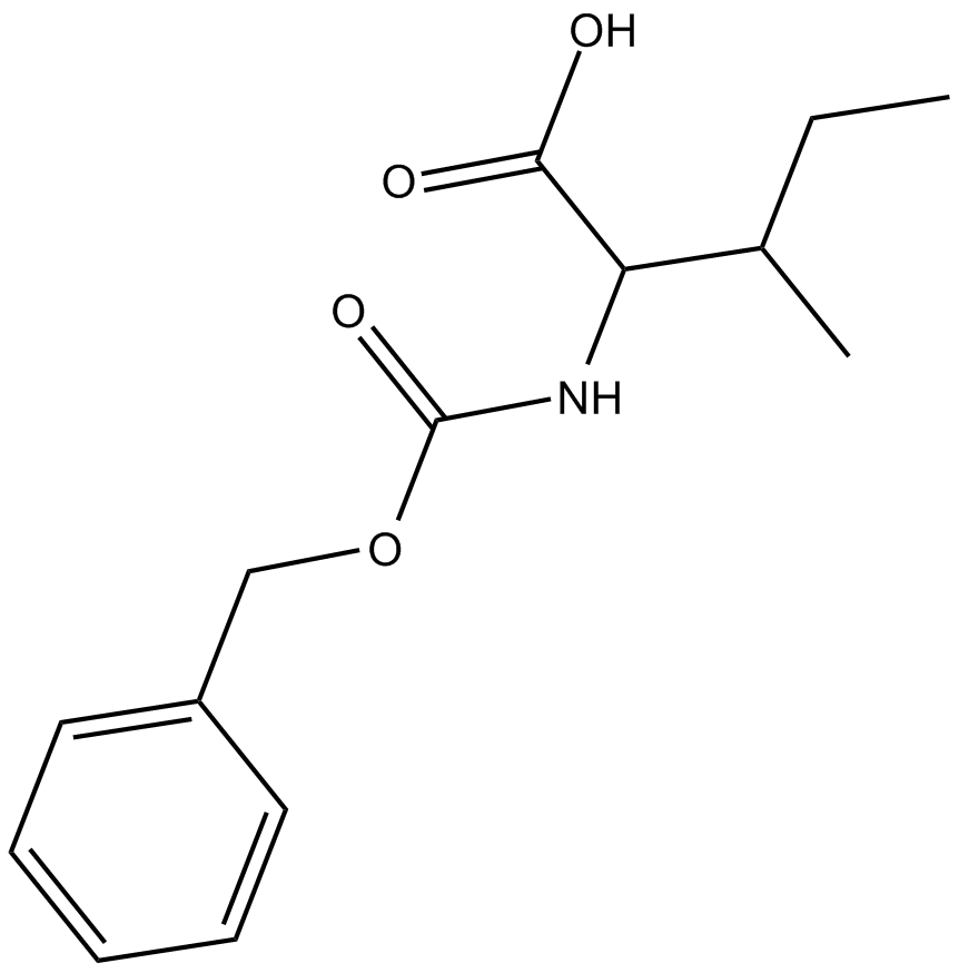 Z-Ile-OH 化学構造