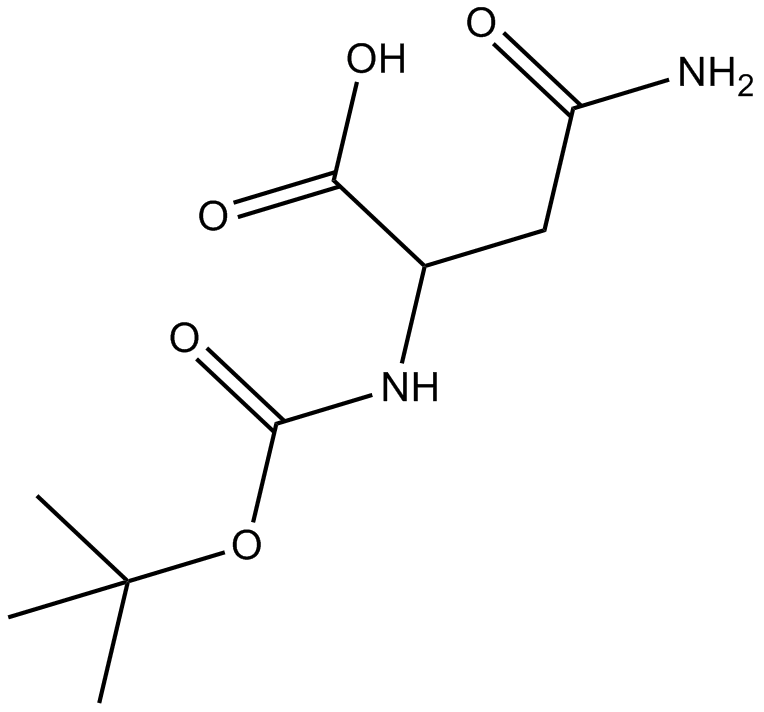 Boc-D-Asn-OH  Chemical Structure