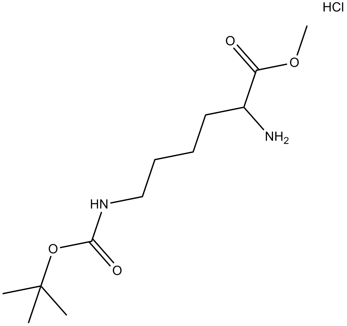 H-D-Lys(Boc)-OMe·HCl  Chemical Structure