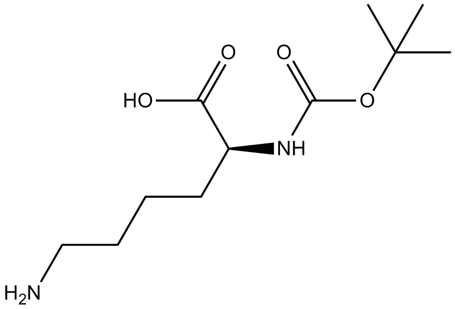 Boc-Lys-OH  Chemical Structure