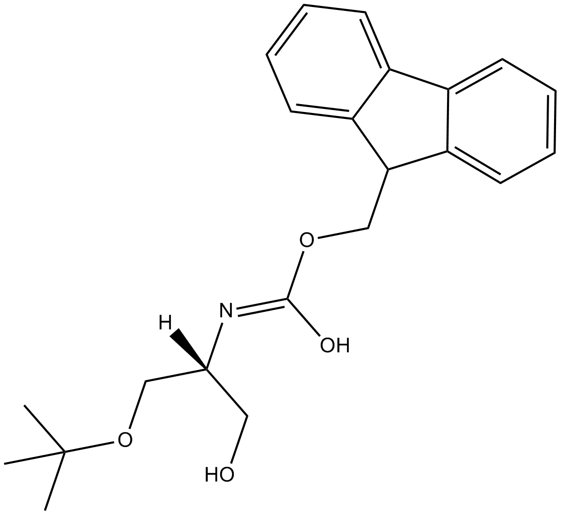 Fmoc-Serinol(tBu) Chemische Struktur