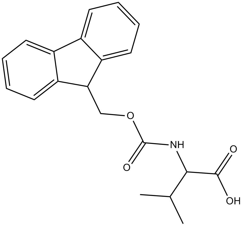 Fmoc-Val-OH  Chemical Structure