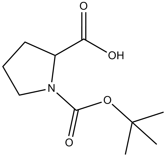 Boc-Pro-OH  Chemical Structure