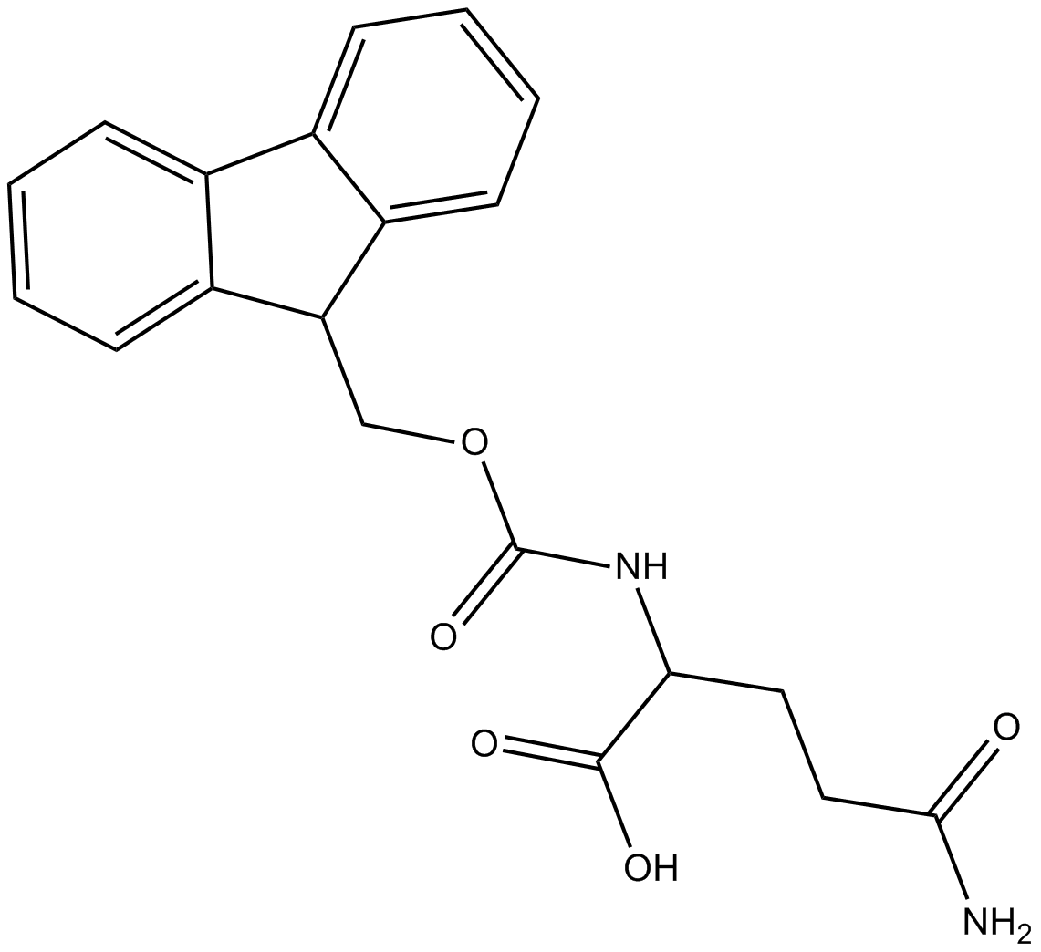 Fmoc-Gln-OH  Chemical Structure