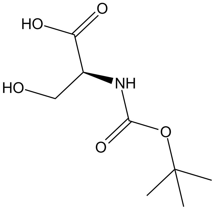 Boc-Ser-OH Chemische Struktur